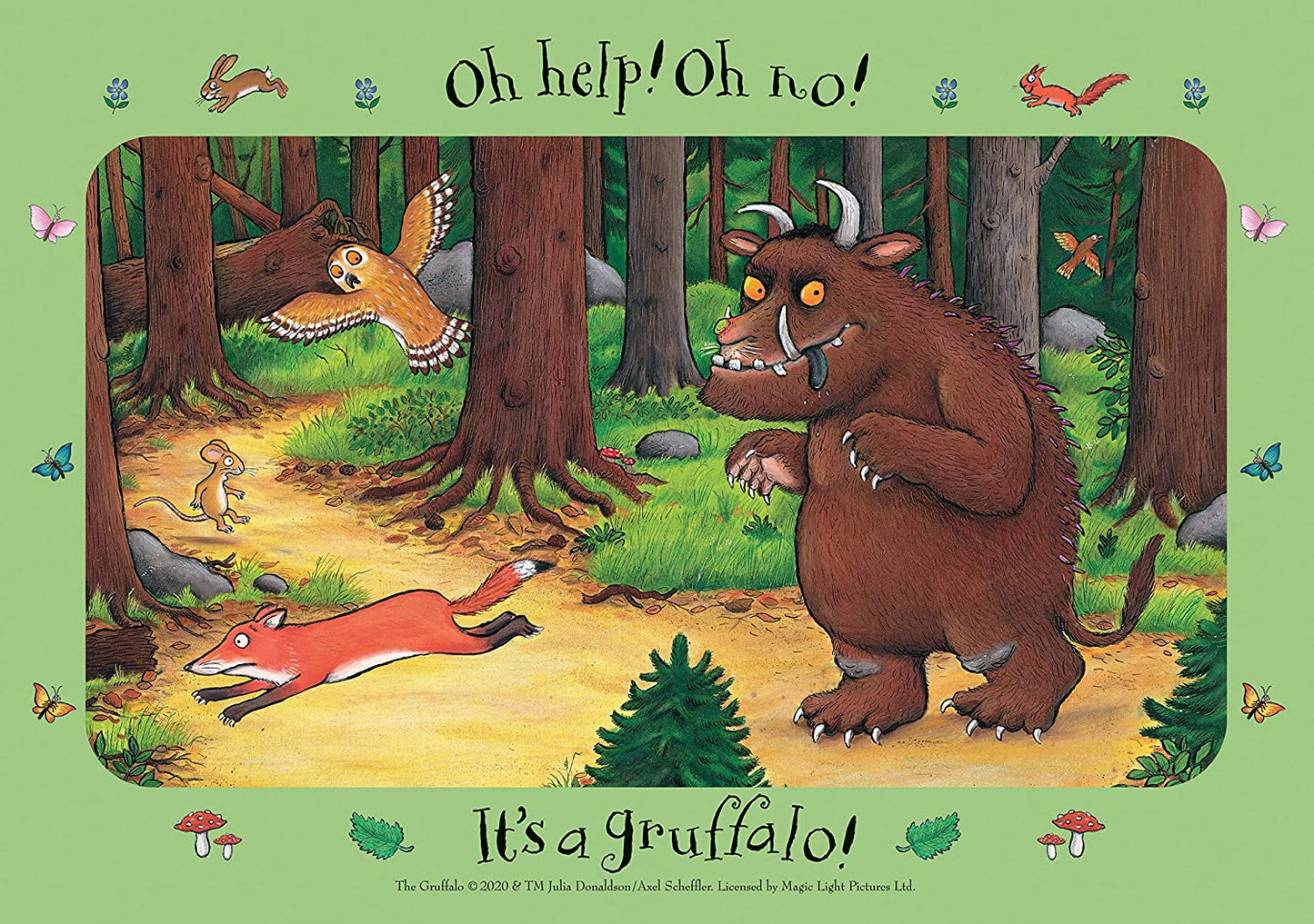 Ravensburger 5110 The Gruffalo Gruffalo -9x 2 Piece Chunky Jigsaw Puzzles