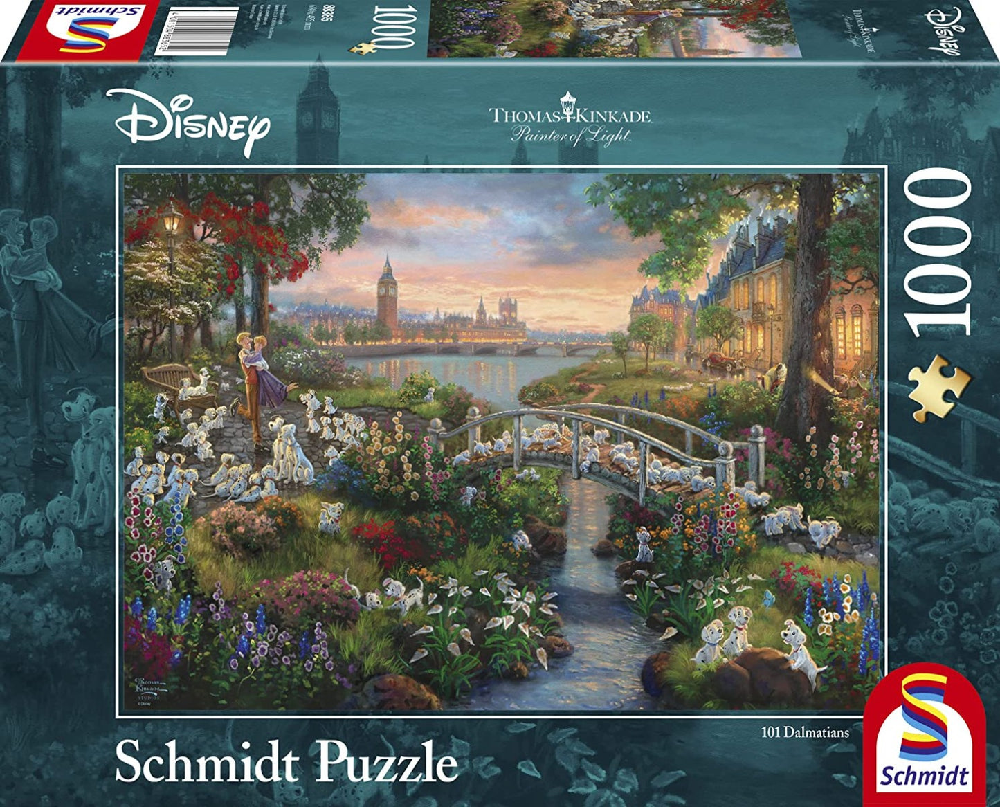 Schmidt - Thomas Kinkade: Disney 101 Dalmatians - 1000 Piece Jigsaw Puzzle
