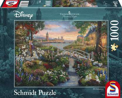 Schmidt - Thomas Kinkade: Disney 101 Dalmatians - 1000 Piece Jigsaw Puzzle