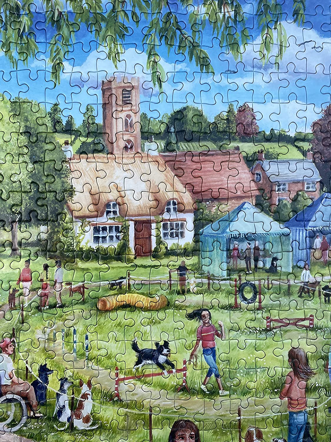 The Village Dog Show – 1000 Piece Jigsaw Puzzle (Gibsons)