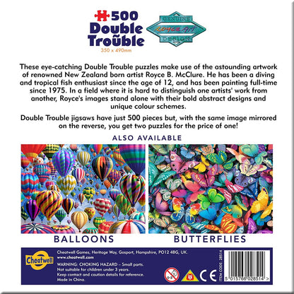 Cheatwell - Double-Trouble Clownfish - Double Sided 500 Jigsaw Puzzle