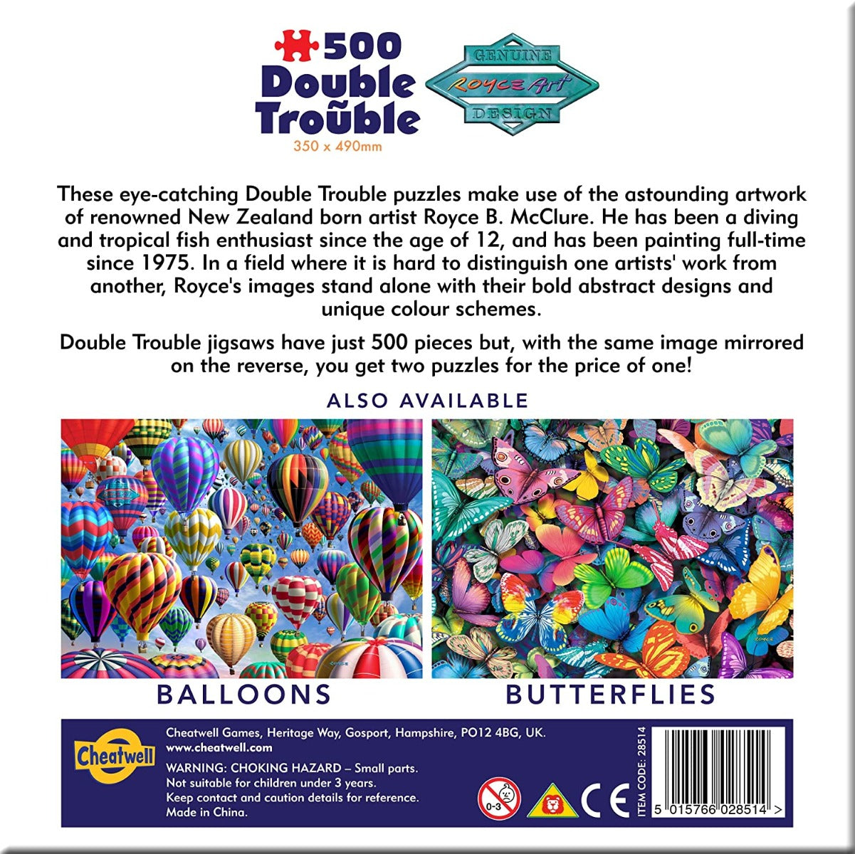 Double-Trouble Clownfish – 500 Piece Jigsaw Puzzle (Cheatwell)
