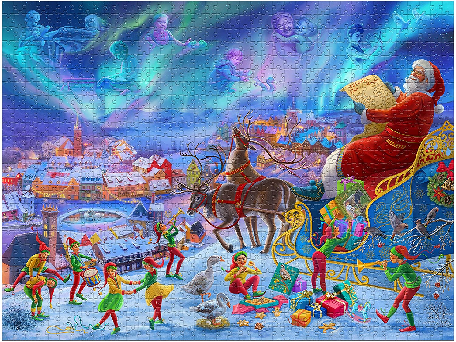 Santa Clause is Coming? 2021 – 1000 Piece Jigsaw Puzzle (Waddingtons)