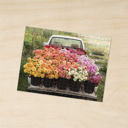 Galison - Floret Farm's Cut Flower Garden - 2-sided 500 Piece Jigsaw Puzzle