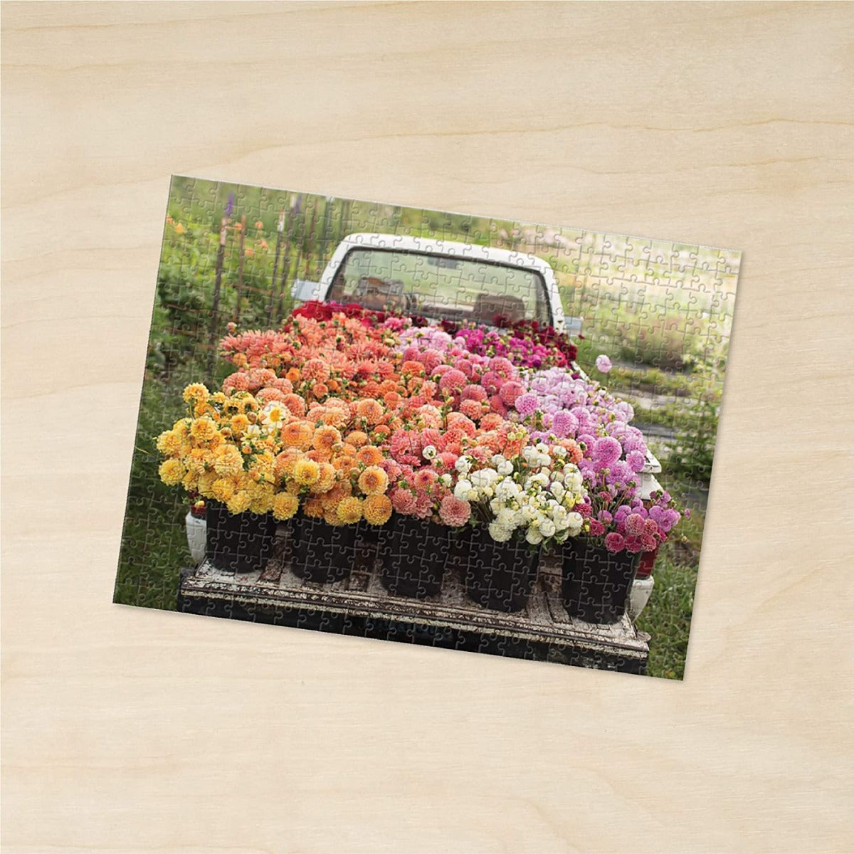 Galison - Floret Farm's Cut Flower Garden 2-Sided 500 Piece Jigsaw Puzzle 