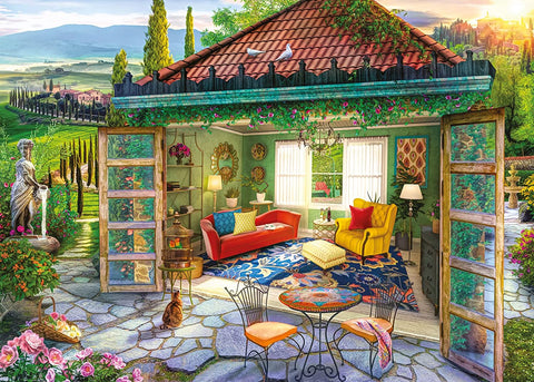 Tuscan Oasis – 1000 Piece Jigsaw Puzzle (Ravensburger)