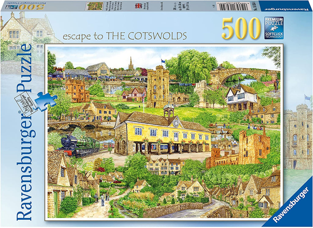 Escape to the Cotswolds – 500 Piece Jigsaw Puzzle (Ravensburger)