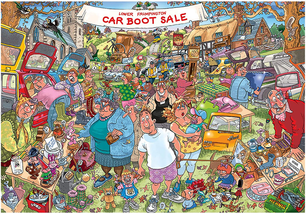Wasgij Original 35: Car Boot Capers – 1000 Piece Jigsaw Puzzle (Wasgij)