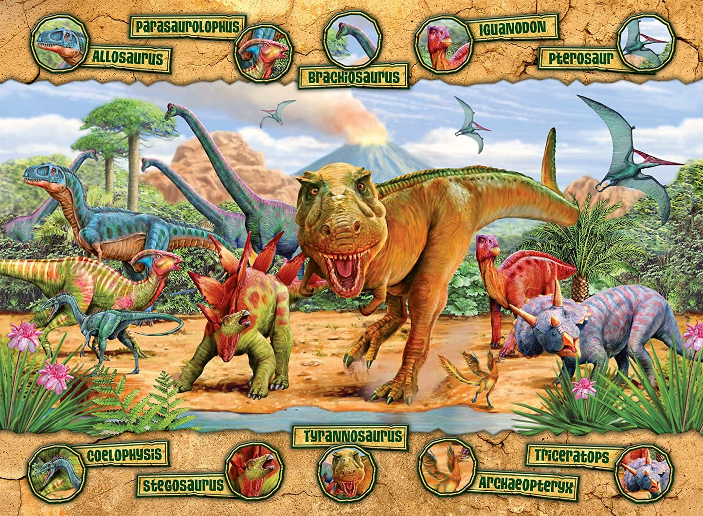Ravensburger - Dinosaurs XXL - 100 Piece Jigsaw Puzzle