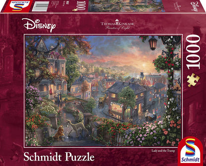 Schmidt - Disney Lady & the Tramp - 1000 Piece Jigsaw Puzzle