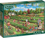 Strawberry Picking – 1000 Piece Jigsaw Puzzle (Falcon De Luxe)