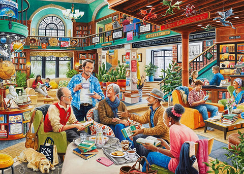 Turn the Page Bookclub – 1000 Piece Jigsaw Puzzle (Ravensburger)