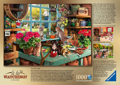Ravensburger - Is he watching? - 1000 Piece Jigsaw Puzzle