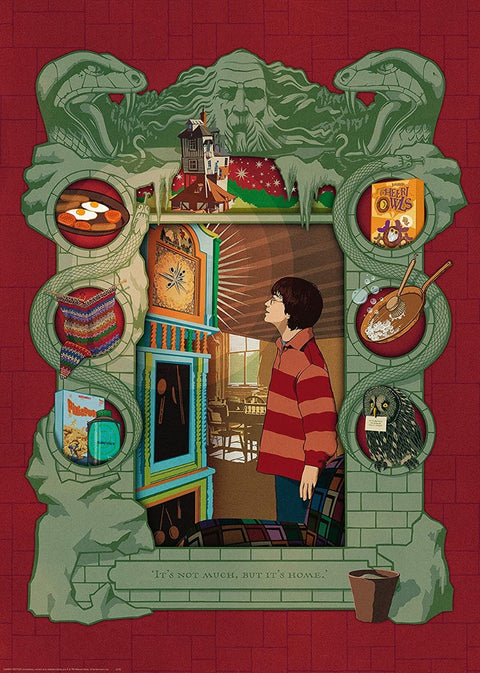 Harry Potter At Home With The Weasley Family – 1000 Piece Jigsaw Puzzle (Ravensburger)