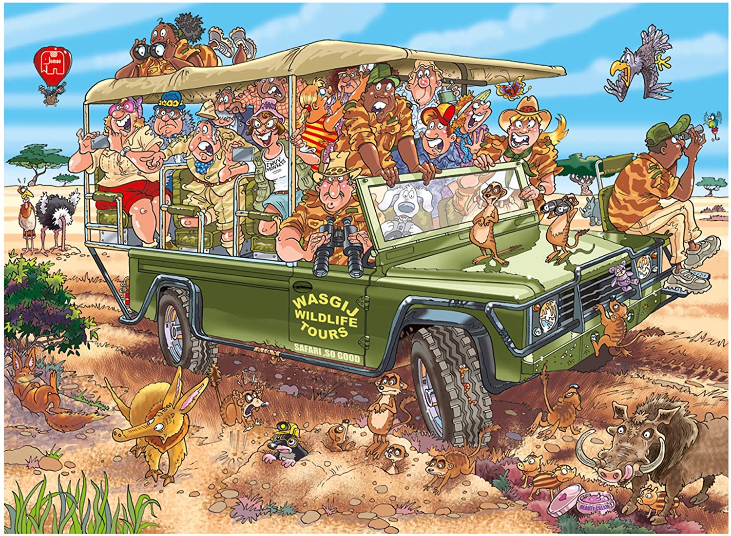 Wasgij Original 31: Safari Surprise – 1000 Piece Jigsaw Puzzle (Wasgij)