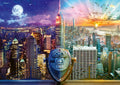 New York Night & Day by Lars Stewart – 1000 Piece Jigsaw Puzzle (Schmidt)