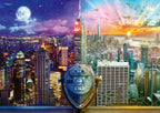 New York Night & Day by Lars Stewart – 1000 Piece Jigsaw Puzzle (Schmidt)