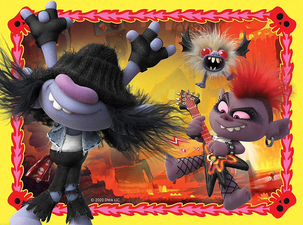 Trolls 2 World Tour, 4 in Box – 12, 16, 20 and 24 Piece Jigsaw Puzzles (Ravensburger)