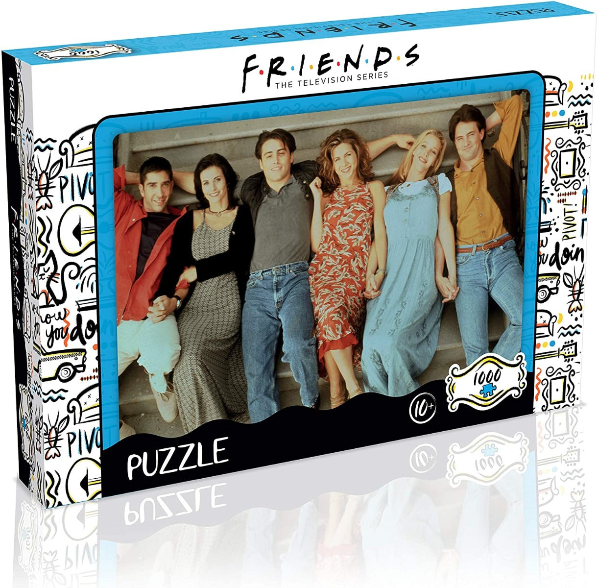 Winning Moves - Friends The TV Series - Stairs - 1000 Piece Jigsaw Puzzle