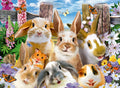 Rabbit Selfie – 100 XXL Piece Jigsaw Puzzle (Ravensburger)