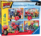 Ricky Zoom – 4 In Box (12, 16, 20, 24 Piece) Jigsaw Puzzles (Ravensburger)