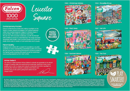 Falcon Contemporary - Christmas at Leicester Square - 1000 Piece Jigsaw Puzzle
