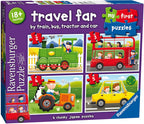 Travel Far My First Puzzles – 2, 3, 4 and 5 Piece Jigsaw Puzzles (Ravensburger)