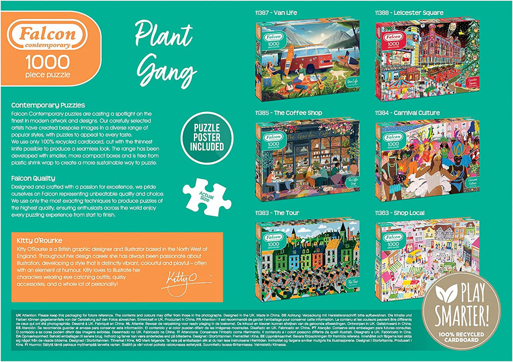 Plant Gang – 1000 Piece Jigsaw Puzzle (Falcon Contemporary)