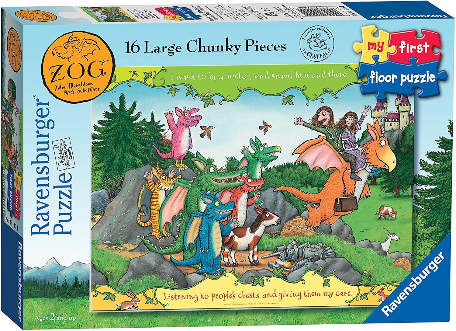 Ravensburger 5115 Zog My First 16 Piece Jigsaw Puzzle