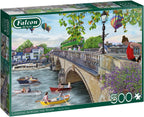 Looking Across The River – 500 Piece Jigsaw Puzzle (Falcon De Luxe)