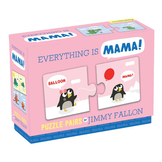 Galison - Jimmy Fallon Everything is Mama Puzzle Pairs