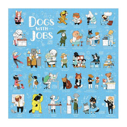 Galison - Dogs With Jobs - 500 Piece Jigsaw Puzzle
