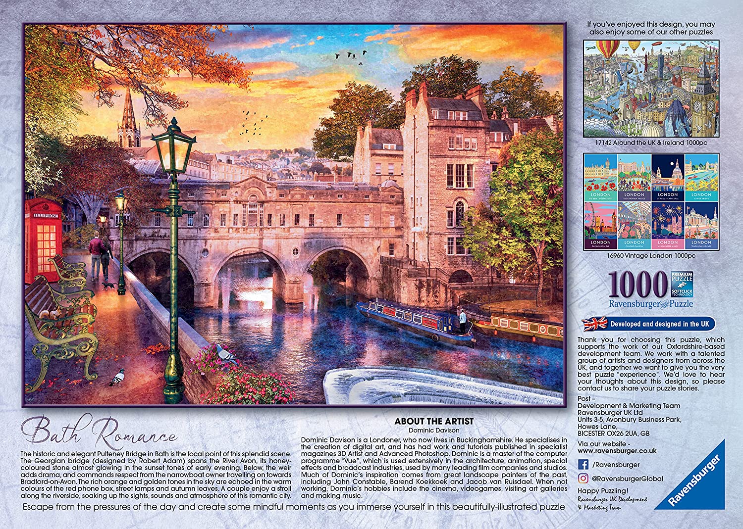 Bath Romance – 1000 Piece Jigsaw Puzzle (Ravensburger)