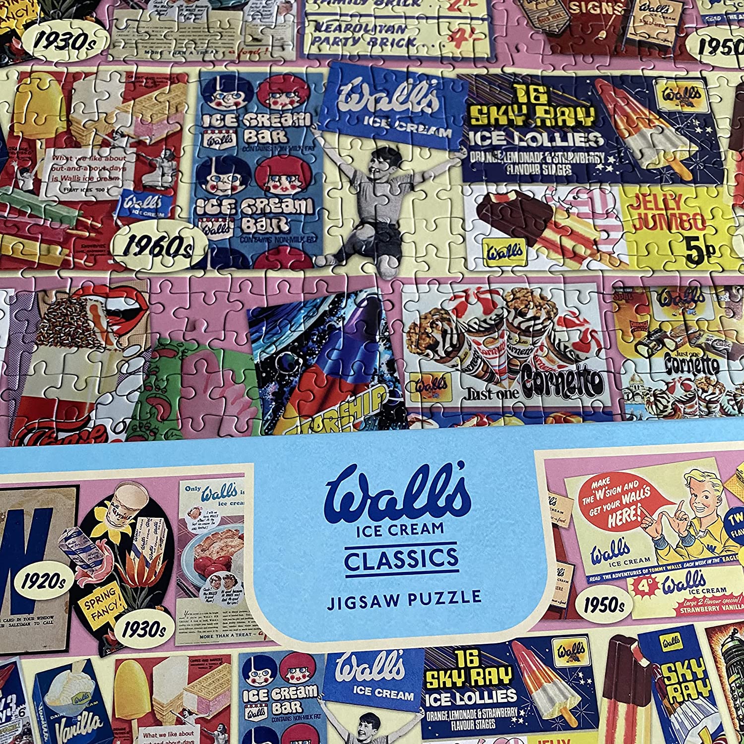 100 Years of Wall's Ice Cream – 1000 Piece Jigsaw Puzzle (Gibsons)