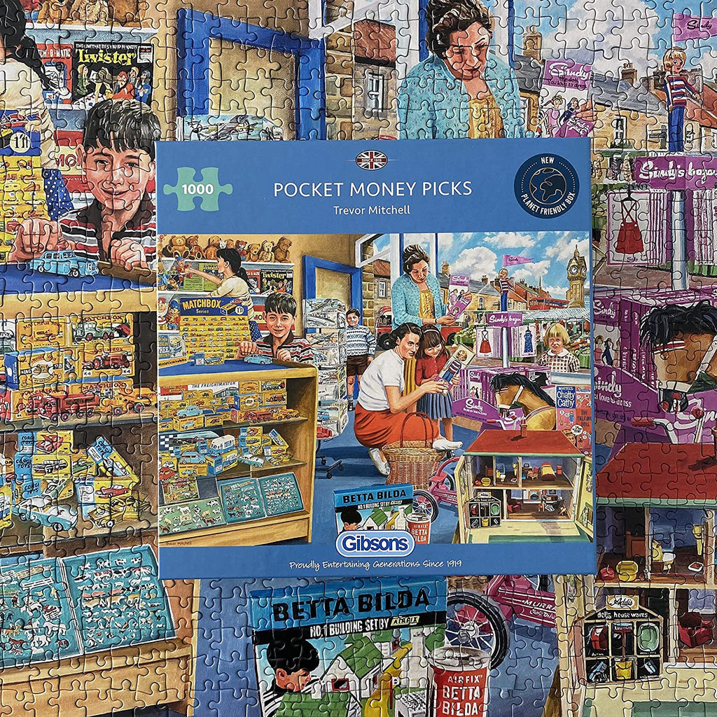 Pocket Money Picks – 1000 Piece Jigsaw Puzzle (Gibsons)