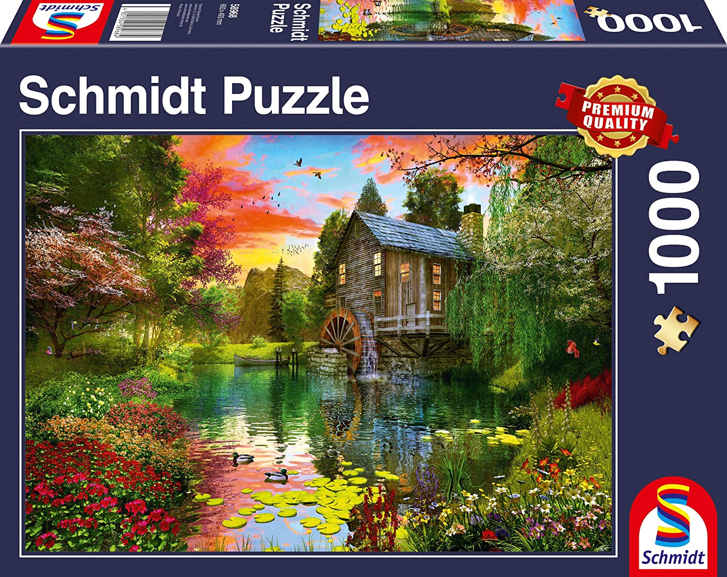 The Watermill – 1000 Piece Jigsaw Puzzle (Schmidt)