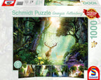 Deer in the Forest by Georgia Fellenberg – 1000 Piece Jigsaw Puzzle (Schmidt)