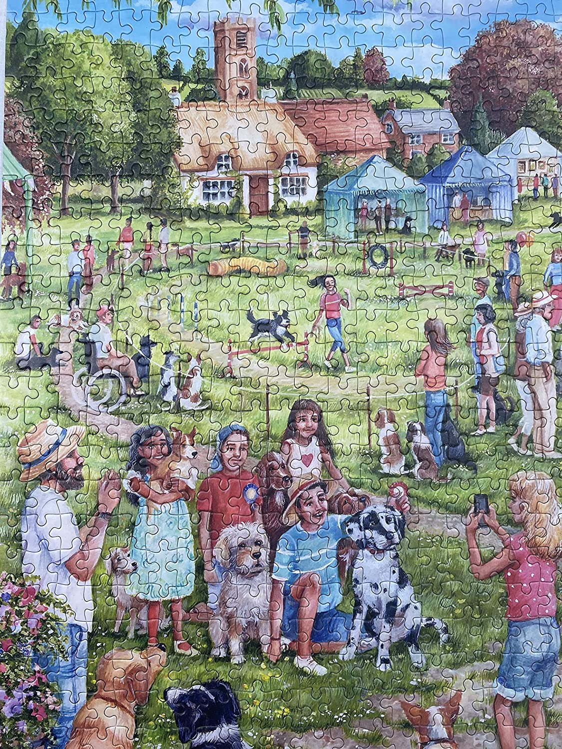 The Village Dog Show – 1000 Piece Jigsaw Puzzle (Gibsons)