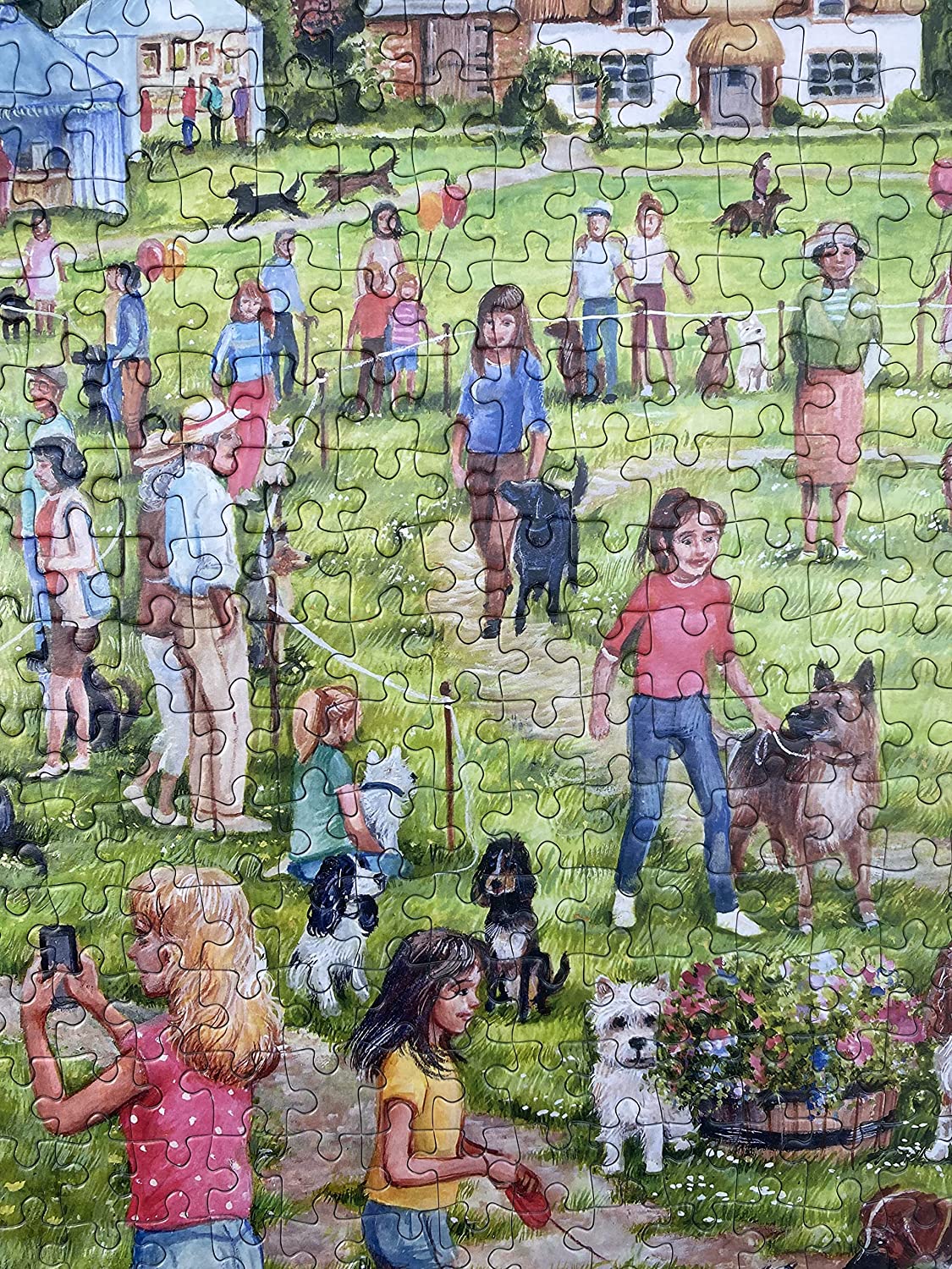 The Village Dog Show – 1000 Piece Jigsaw Puzzle (Gibsons)
