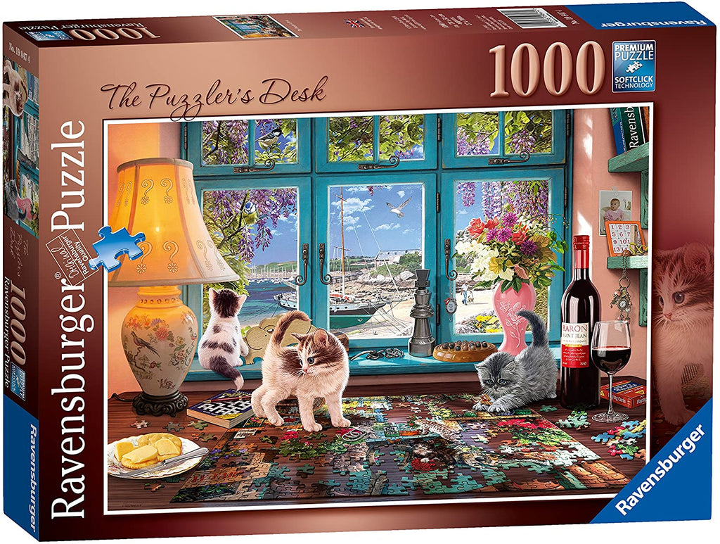 The Puzzler's Desk – 1000 Piece Jigsaw Puzzle (Ravensburger)