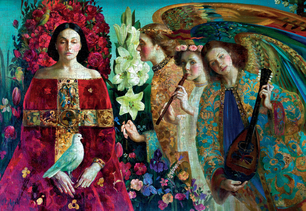 Annunciation by Olga Suvorova – 1000 Piece Jigsaw Puzzle (Pomegranate)