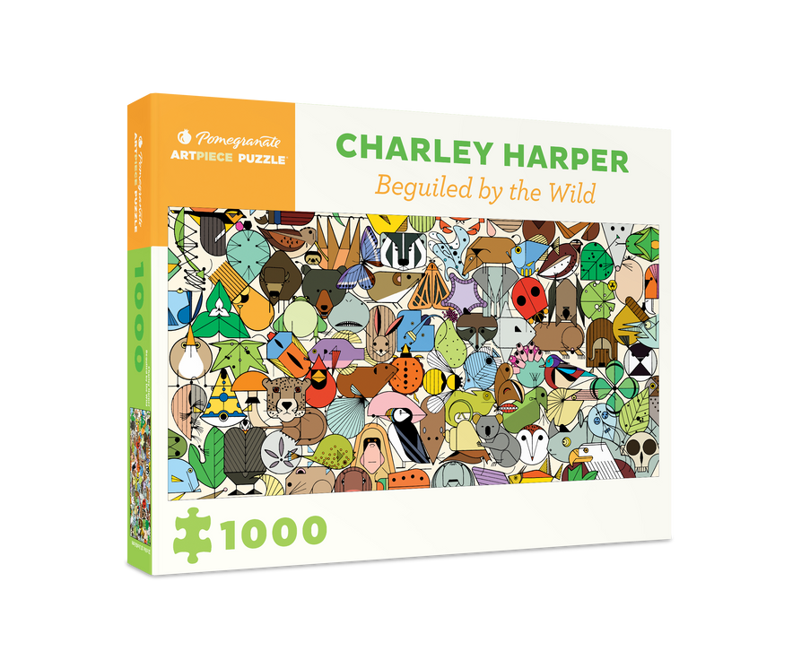 Pomegranate - Charley Harper: Beguiled by Wild - 1000 Piece Jigsaw Puzzle