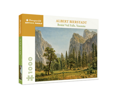 Pomegranate - Albert Bierstadt: Bridal Veil Falls, Yosemite - 1000 Piece Jigsaw Puzzle