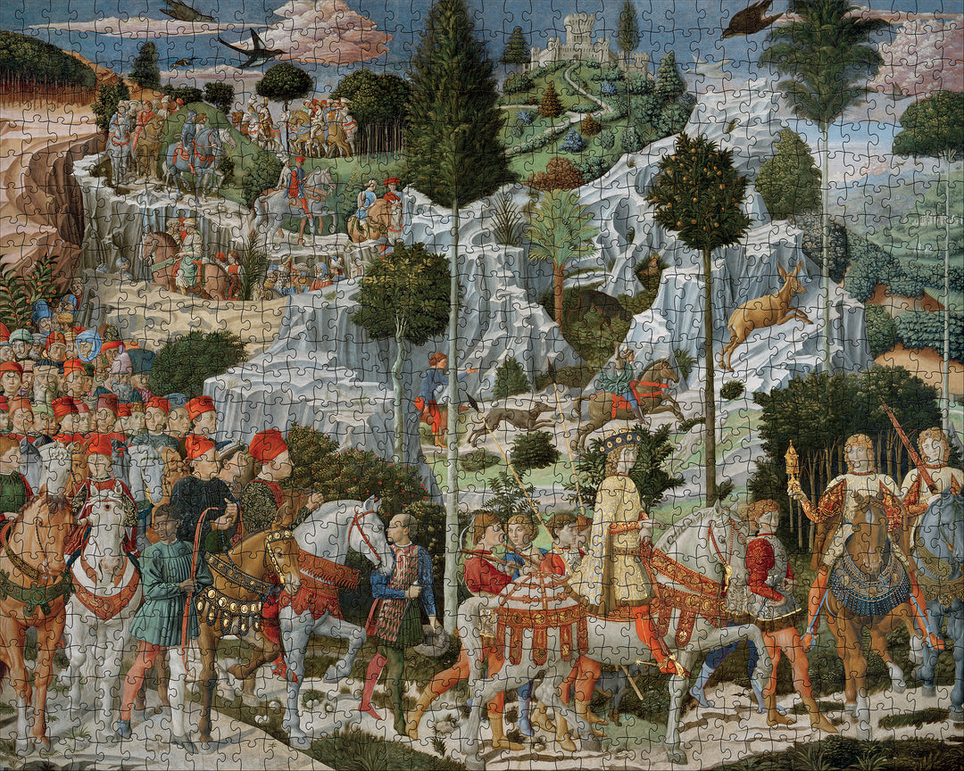 Journey of the Magi by Benozzo Gozzoli – 1000 Piece Jigsaw Puzzle (Pomegranate)