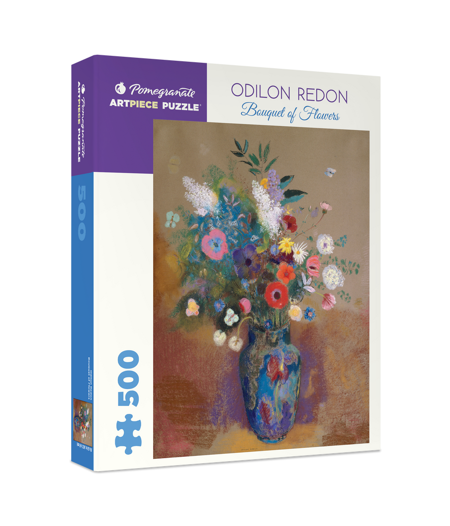 Pomegranate - Odilon Redon: Bouquet of Flowers - 500 Piece Jigsaw Puzzle