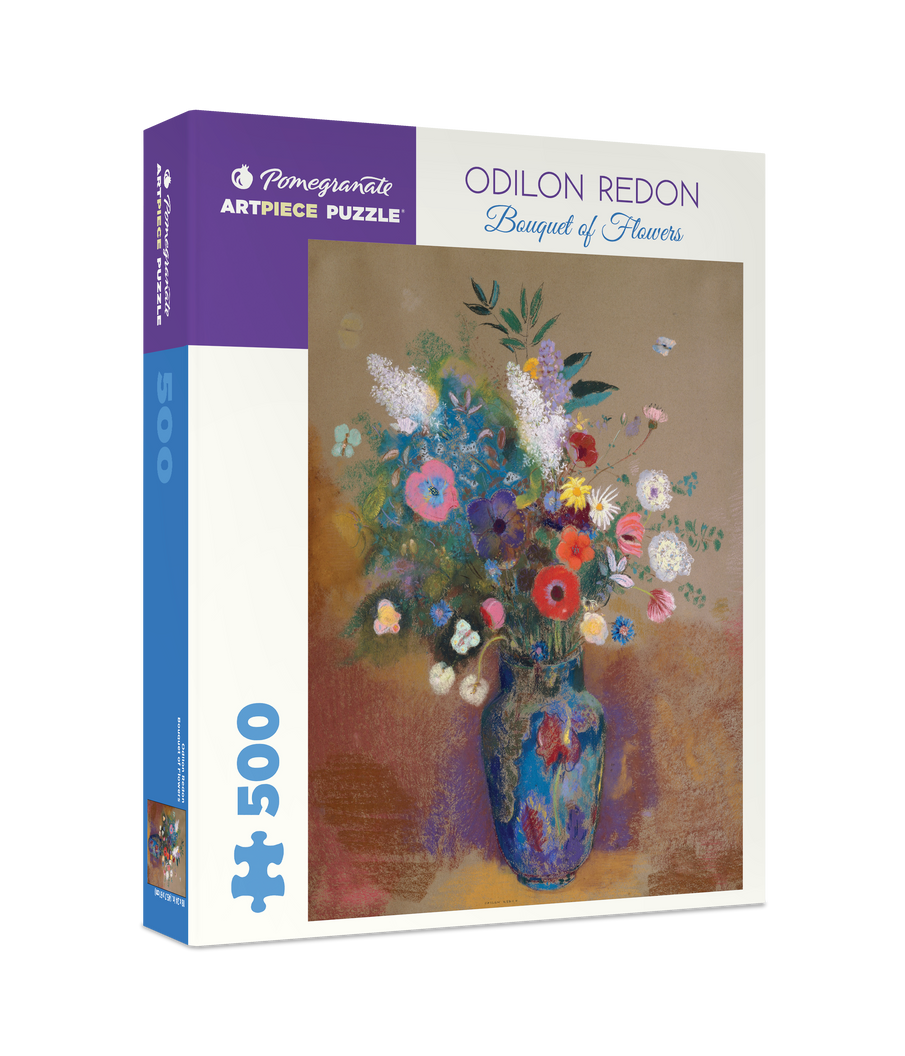 Bouquet of Flowers by Odilon Redon – 500 Piece Jigsaw Puzzle (Pomegranate)