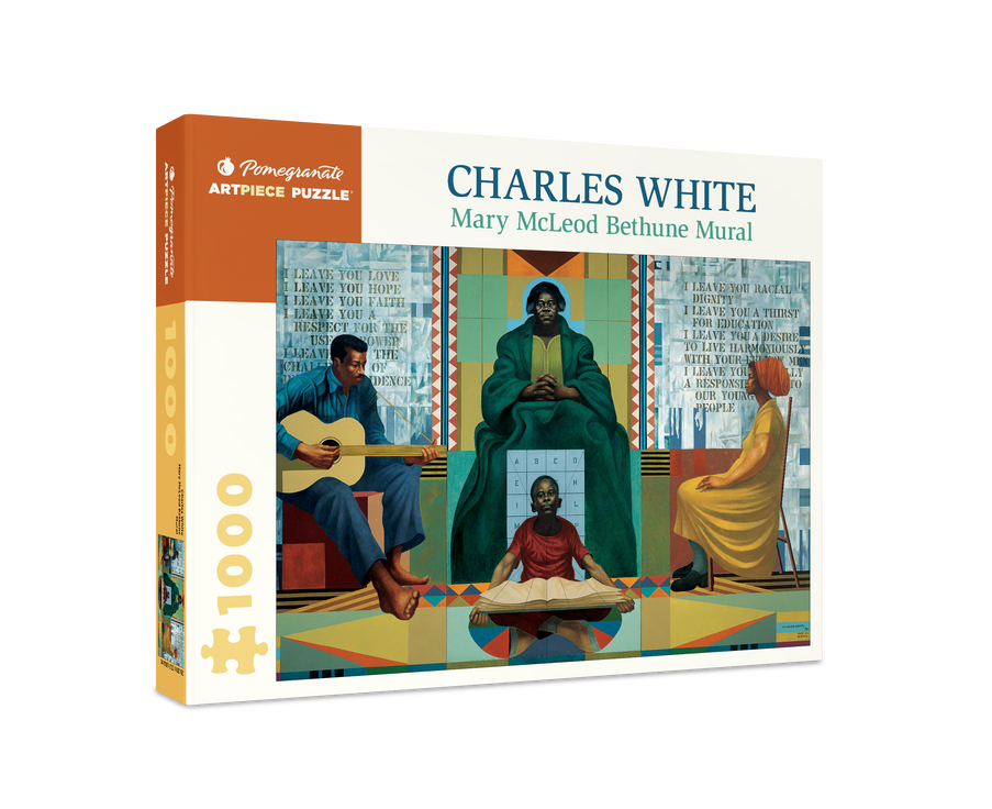 Mary McLeod Bethune Mural by Charles White – 1000 Piece Jigsaw Puzzle (Pomegranate)