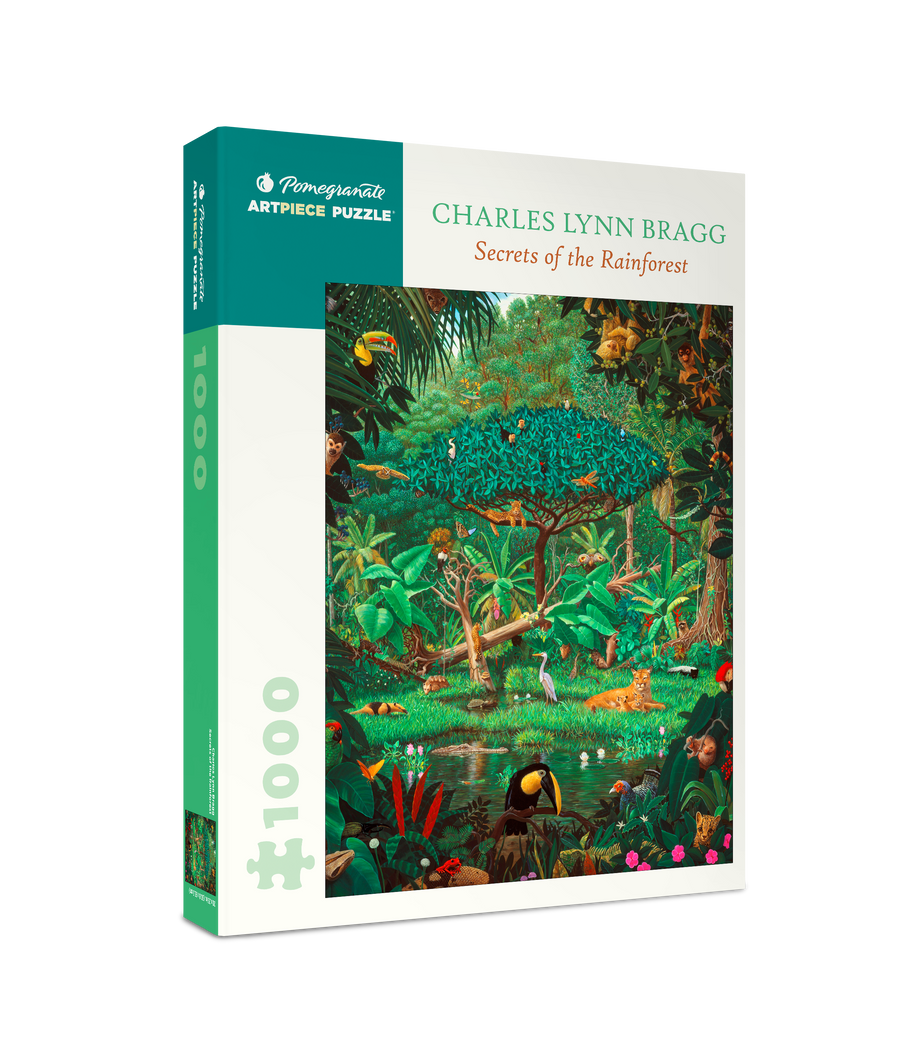 Secrets of the Rainforest by Charles Lynn Bragg – 1000 Piece Jigsaw Puzzle (Pomegranate)