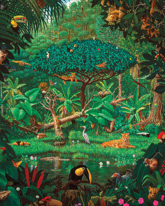 Pomegranate - Charles Lynn Bragg: Secrets of the Rainforest - 1000 Piece Jigsaw Puzzle