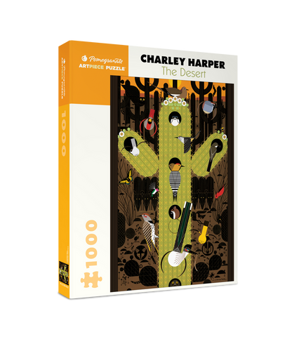 Pomegranate - Charley Harper: The Desert - 1000 Piece Jigsaw Puzzle